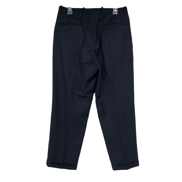 Tasso Elba 100% Wool Men’s Dress Trousers; Pleated Front Dress Pants Slacks 32S - Picture 2 of 6